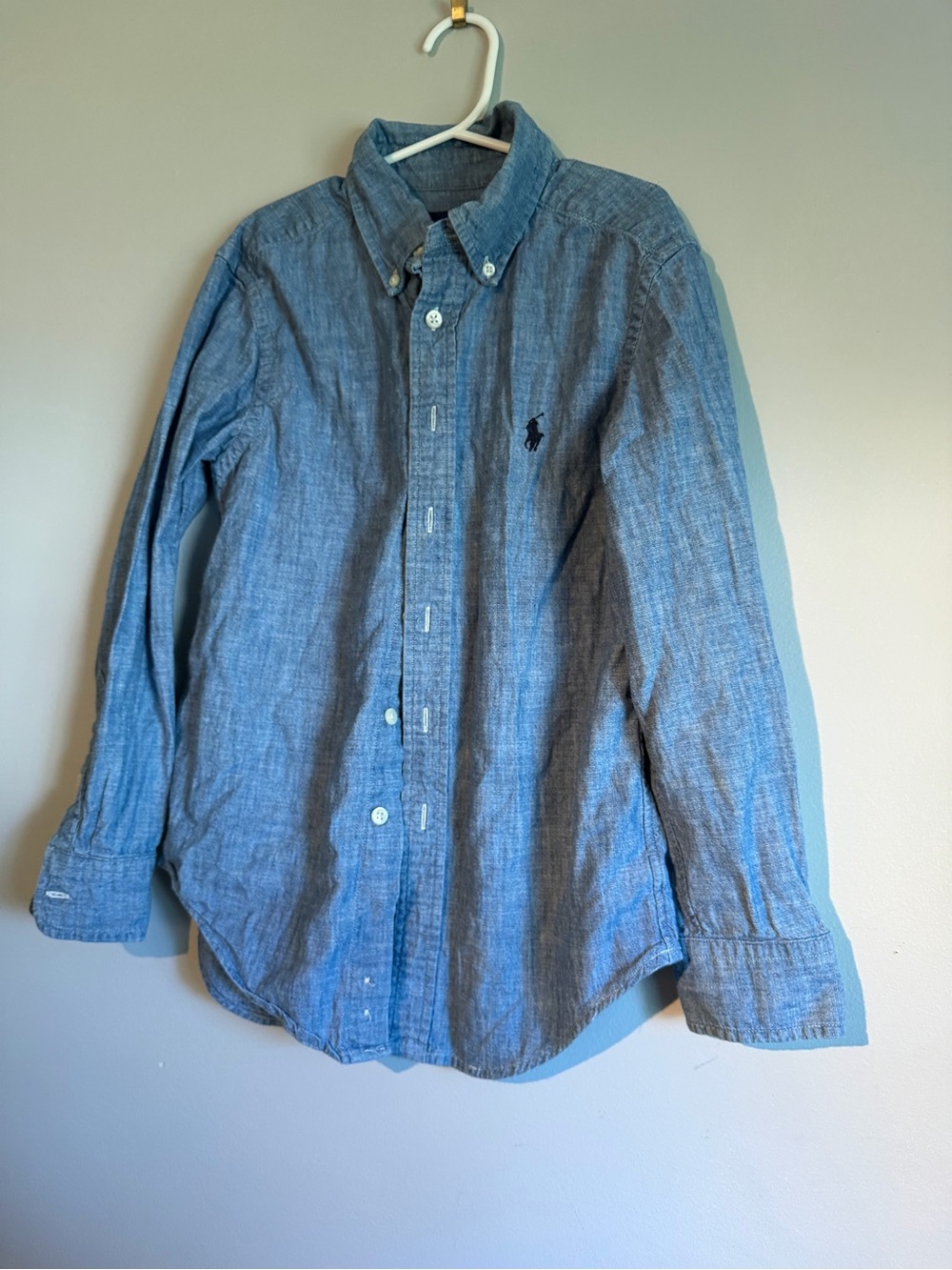 Polo by Ralph Lauren Blue Button-Down Chambray Shirt